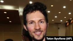  Pavel Durov , co-fondatorul serviciului de mesagerie Telegram (foto de arhivă) 
