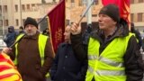 Protests At Macedonian Parliament As Debate Over Name Change Delayed video grab