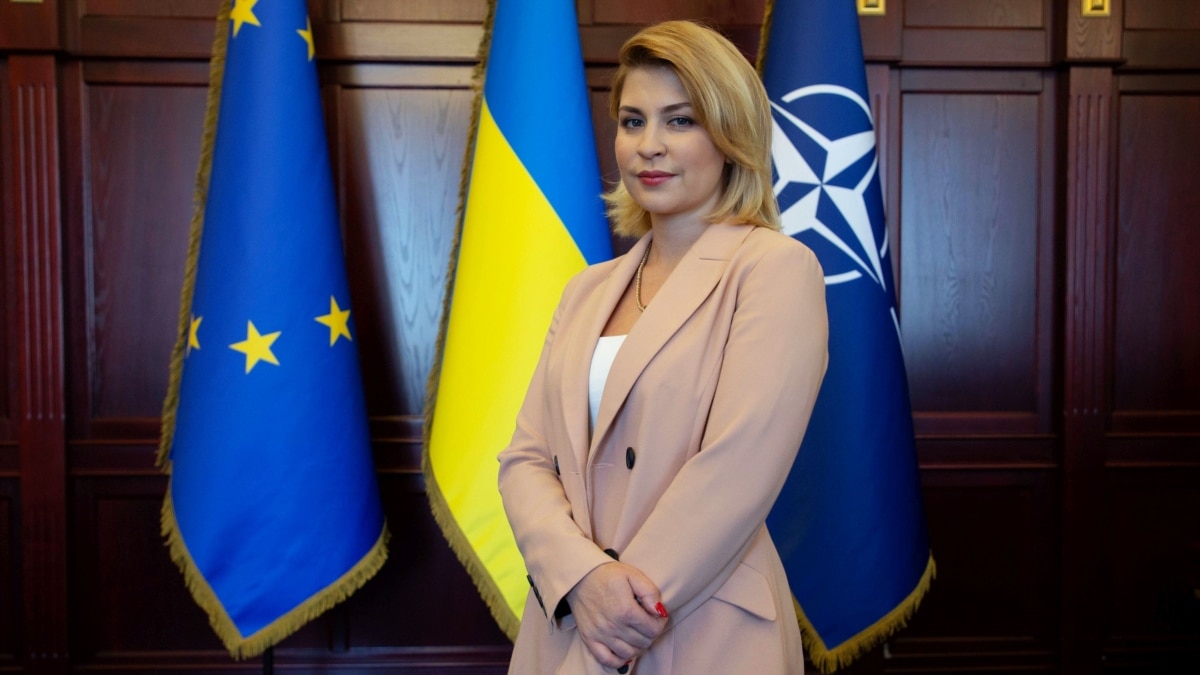 Olha Stefanishyna while serving as Ukraine's deputy prime minister for European and Euro-Atlantic integration