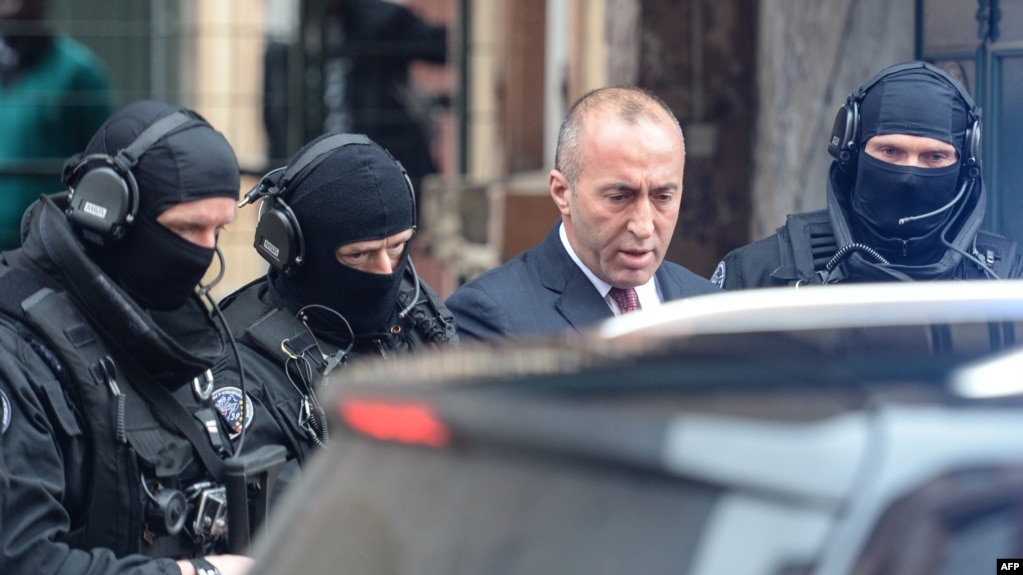Following a request from Serbia, French authorities detained former Kosovo Prime Minister Ramush Haradinaj on January 4. (file photo)