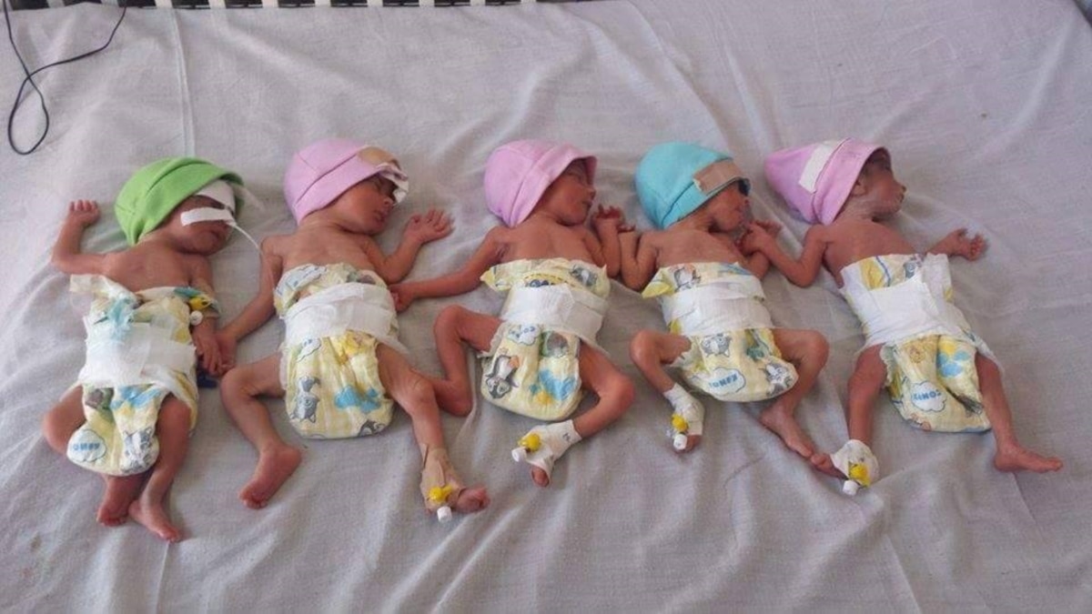 Afghan Woman Gives Birth To Quintuplets