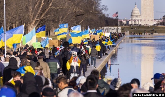 Акція на підтримку України, США, 2022 рік