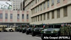 Vehicule Humvees donate de Statele Unite armatei moldovene