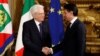 Președintele Sergio Mattarella și premierul Giuseppe Conte