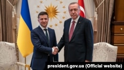 Президент України Володимир Зеленський і президент Турецької Республіки Реджеп Тайїп Ердоган
