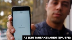Internet access was shut down all over Iran last month at the height of a wave of unrest. (file photo)