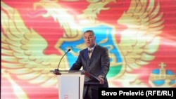 Premijer Crne Gore Milo Đukanović tokom 'To be Secure' foruma u Budvi 