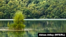 Azerbaijan – Nohur lake resort center in Gabala region – 14Aug2013