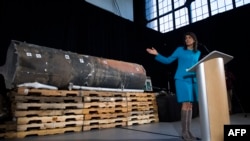 U.S. Аmbassador to UN Nikki Haley presents the evidence of of Iran Weapon Supplies to Yemen rebels. File photo