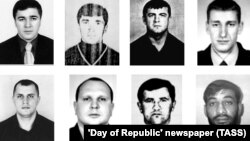 Лица, объявленные розыск по делу об убийстве семерых жителей Черкесска в 2004-м. Слева вверху – Алий Каитов, осужденный позднее за организацию убийства 7 человек