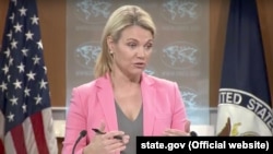 U.S. State Department spokeswoman Heather Nauert (file photo) 