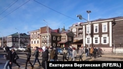 Акция протеста в Иркутске, архивное фото