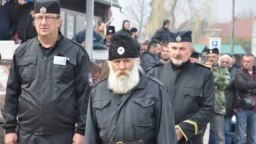 Some of the participants in the March 10 event sang songs that included lines such as "there will be hell, the River Drina will be bloody, here come the Chetniks from the Serb mountains."