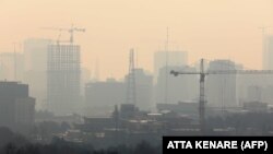 IRAN -- Air pollution covers the Iranian capital Tehran on December 23, 2019.