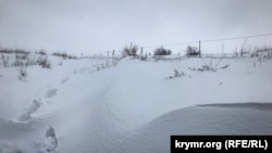 Снегопад в Крыму, 23 февраля 2019 года