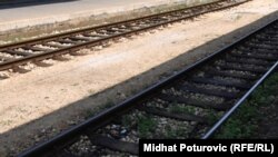 Bosnia and Herzegovina - Train station in Sarajevo, rail, railway 20Aug2009 