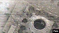 The Al-Askari Mosque in Samarra after it was bombed again in June 2007.