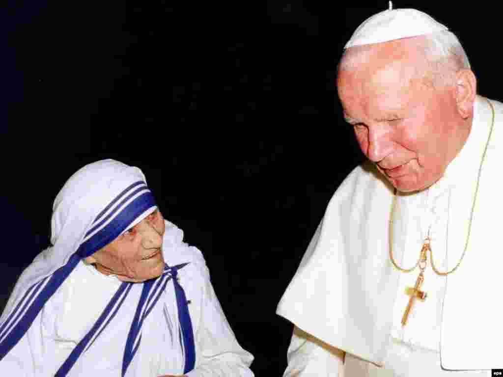 Vatikan, maj 1997: Susret sa papom Ivanom Pavlom II