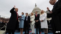 Imagini de la ceremonia de inaugurare a președintelui american Donald Trump