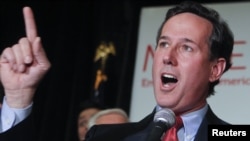 Respublikachilardan prezidentlikka nomzod Rik Santorum.