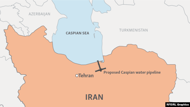Infographic: Proposed Caspian water pipeline