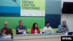 Vladimir Marović, Đokica Jovanović, Sanja Kljajić, Andrija Stojanović i Dinko Gruhonjić