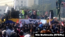 جانب من مظاهرات جمعة كش ملك في ميدان التحرير بالقاهرة