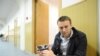 Russia -- Opposition blogger Alexei Navalny at Basmanny District Court during a hearing for extended detention of defendants in the Bolotnaya Square trial, Moscow, 01Mar2013