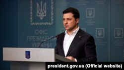 Presidenti ukrainas, Volodymyr Zelenskiy. 