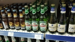 Пиво «Оболонь» в севастопольском супермаркете
