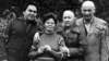 Зліва направо: Микола Руденко, Раїса Руденко, Зінаїда Григоренко, Петро Григоренко (1970-і роки)