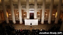 Mansion House в Лондоне, где 2 марта 2018 года Тереза Мэй выступила с важной речью по вопросам Брекзита.