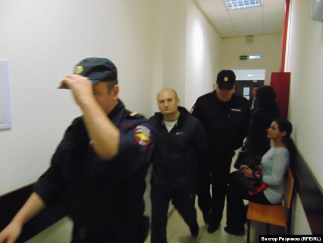Александр Горбунов в суде 9 сентбяря 2015 года