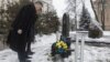 Прэзыдэнт Украіны са сваёй жонкай ушанаваў памяць Жызьнеўскага