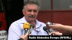 Станко Колески, командир на противпожарната единица во Прилеп.