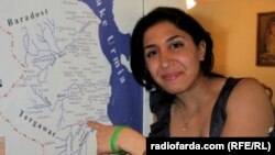 Iran -- Radio Farda journalist Denise Ajiri, winner of the 2012 MJ Bear Fellowship, presented by the Online News Association (ONA), undated