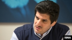 Iran -- Head of wrestling federation and freestyle wrestling coach Rasoul Khadem