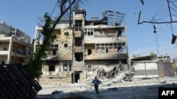 Сирия - город Алеппо, ставший в последние месяцы ареной вооруженного противостояния 