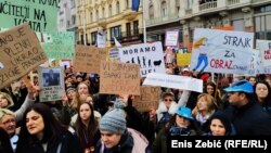 S prosvjeda u Zagrebu