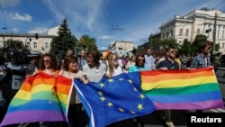 Учасники Маршу рівності в Києві минулого року 