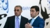 Billionaire God Nisanov (right), pictured with Vladimir Putin's classmate Ilgam Ragimov, is one of the oligarchs who sought citizenship in Dominica.