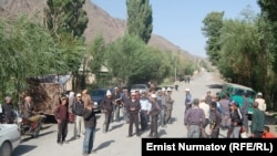 The protest was the latest in a series of demonstrations against Chinese companies operating in Kyrgyzstan.