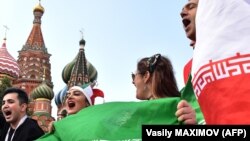Иранские болельщики в Москве