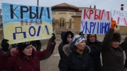 Акція кримських жінок проти окупації, Сімферополь, 8 березня 2014 року