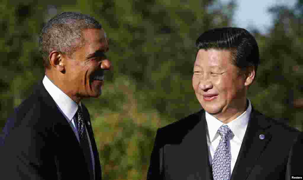 Američki i kineski predsjednici, Barack Obama i Xi Jinping, St. Petersburg, 6. septembar 2013. Foto: REUTERS / Kevin Lamarque