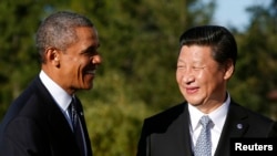 ABŞ prezidenti Barack Obama və Çin prezidenti Xi Jinping