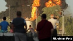 Пожежа на нафтобазі на Київщині, 8 червня 2015 року