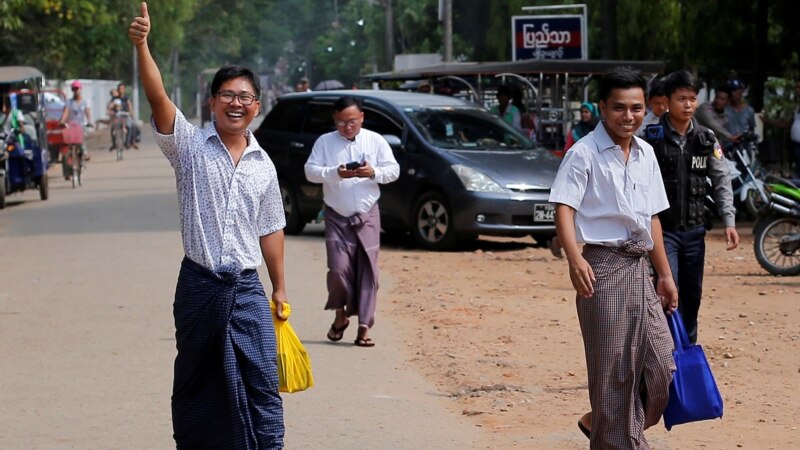 Mianmar: Lirohen nga burgu dy gazetarët e Reuters-it 