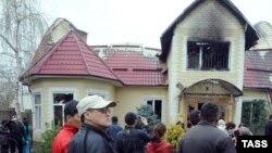 Дом семьи Бакиевых в Бишкеке. 8 апреля 2010 года.