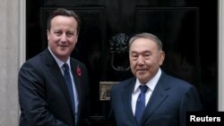 David Cameron və Nursultan Nazarbaev